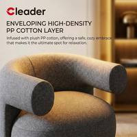 Fauteuil Minimaliste Moderne, Mobilier de Designer, Siège Confortable, Chaise de Loisirs Créative en Tissu pour Salon, Chaise Rembourrée pour Zone de Réception