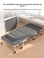 Chaise longue pliable professionnelle en métal à hauteur réglable, facile à transporter, pour la maison, le bureau, l'extérieur, la chambre moderne, l'hôtel