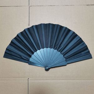 Abanico de Tela y Plástico Negro, Plegable, para Regalo, Manualidades, Decoración - Product Image 5