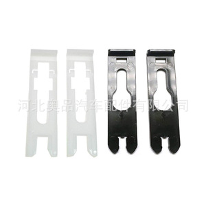 Buick Headlight Mounting Clips And <b>Brackets</b> 10298115 15734237 Black And <b>White</b> Plastic Nylon POMPP Front - Product Image 5