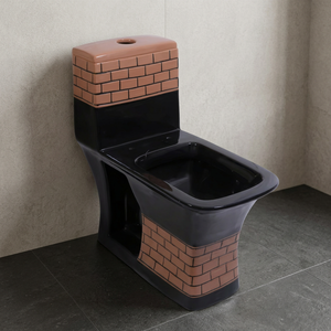 Inodoro de WC de una pieza de cerámica S-Trap personalizable de nuevo diseño-Artículos sanitarios para proyectos de construcción comercial y baños de hoteles - Product Image 1