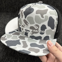 Gorra Trucker Estructurada de 5 Paneles Estilo YP 6006 con Logotipo Bordado Personalizado para Hombre, Gorra Snapback de Corona Alta