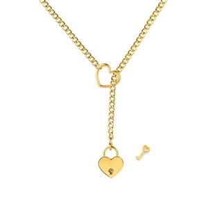 Kalung Panjang Model Cuban dari Tembaga yang Dapat Disesuaikan, dengan Gantungan Bentuk Hati, Lingkaran, dan Rantai Geser Gaya Hiphop untuk Wanita dan Pria, Grosir 2026 - Product Image 4