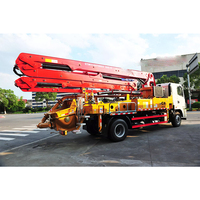 Bomba de Concreto SYG5341THB 490C-10 de Alta Fiabilidad con Pluma de 48.6m para Obras de Construcción