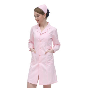 उच्च गुणवत्ता वाली प्रयोगशाला कोट सफेद प्रयोगशाला कोट सर्जिकल गाउन 100% कपास के कपड़े पहले डॉक्टरों और नर्सों के लिए पहले स्क्रब सूट - Product Image 6