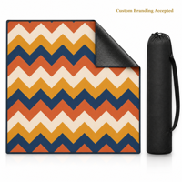 Tapis de Mahjong Chevron Band No Rules, 31,5x31,5 pouces, Accessoires de Mahjong pour femmes, Articles de Mahjong, Tapis en tissu pour Mahjong, Tapis pour tuiles de Mahjong