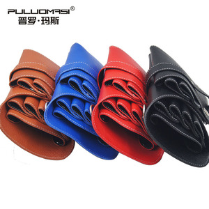 Sac à outils en cuir Puluomasi avec sangle réglable pour ciseaux et tondeuses de coiffure, sac de ceinture - Product Image 4