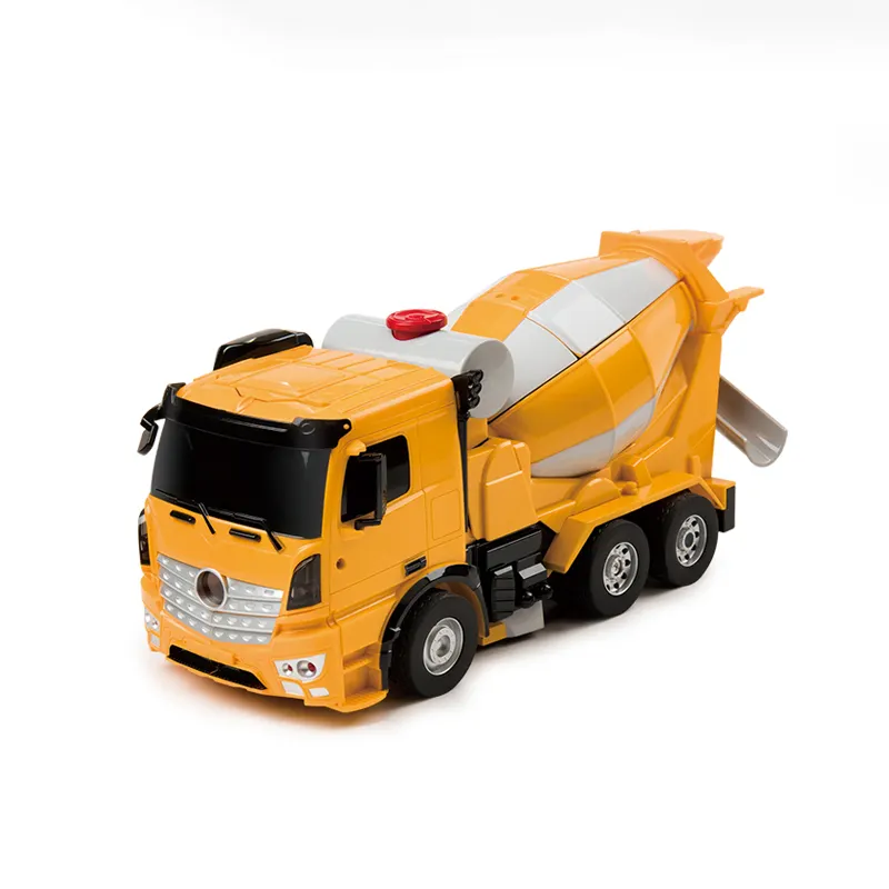 Deformation robot engineering toy concrete mixer truck rc construction vehicles