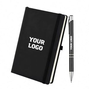 High Quality Multiple Colors A5 <b>A6</b> Pu Leather Business Gift Hardcover Notebook With Logo Custom Promotional Gifts - Product Image 1