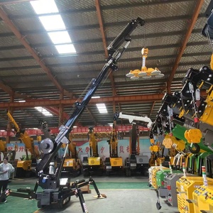 Cần cẩu nhện cần trục thu gọn mini cần cẩu di động mini cần cẩu bánh xích mini - Product Image 5