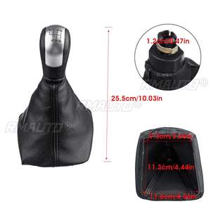 6 Speed Manual Gear Shift Knob Gaiter <b>Boot</b> <b>Cover</b> for Skoda Octavia MK2 II FL 2004-2012 Shifter Lever Gear Stick - Product Image 6