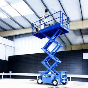 ลิฟท์กรรไกรไฟฟ้าไฮดรอลิกขนาดเล็กสำหรับยกรถยนต์ ลิฟท์กรรไกรไฮดรอลิกไฟฟ้าแบบขับเคลื่อนด้วยตัวเองสำหรับขาย - Product Image 1