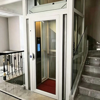 Ascenseur hydraulique personnalisé à profil bas pour maison privée, conception sans fosse, compact, pour villa résidentielle, idéal pour petite famille, maison privée