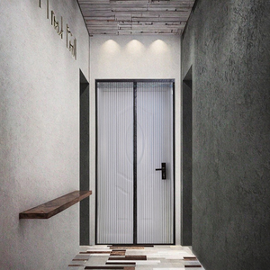 Hiện đại đầy đủ khung Polyester lưới cửa <span class=keywords><strong>add</strong></span>-on nhanh chóng đóng với nam châm không có khoảng cách trọng lượng thanh vòng khâu cửa sổ màn hình - Product Image 2