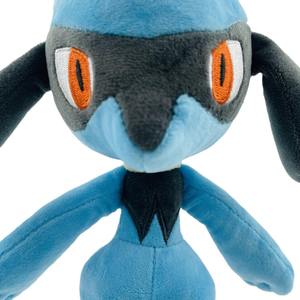 Peluche Lucario Blu <span class=keywords><strong>Elfo</strong></span> Brillante 26CM all'Ingrosso, Giocattolo Super Morbido con Orecchie Lunghe e Benda, Regalo per Ragazze - Product Image 6