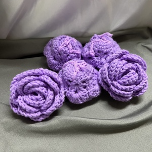 Fleurs tricotées personnalisées créatives, motifs de Noël, décorations artisanales au crochet pour la maison - Product Image 4