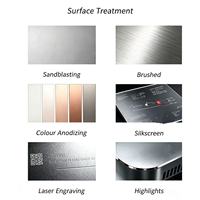 Boîtier d'alimentation à découpage personnalisé en aluminium avec couvercle supérieur en acier galvanisé et trous de ventilation, certifié ISO9001, sur mesure