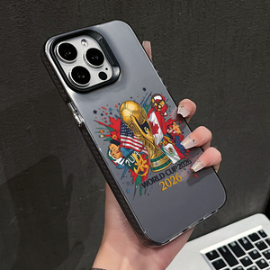 <span class=keywords><strong>Coque</strong></span> de téléphone antichoc en TPU mat avec motif drapeau personnalisé Football Champion, compatible <span class=keywords><strong>iPhone</strong></span> 17 16 15 14 13 Pro Max - Product Image 3