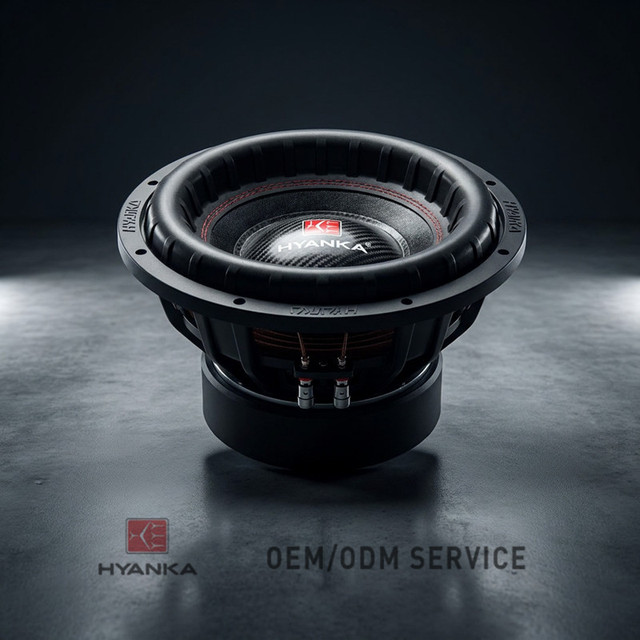 OEM ODM 12 Inch Car Speaker Subwoofer 2000W RMS 2+2 Ohm 87dB 3" Voice Coil Aluminum Basket 12 Inch Subwoofer