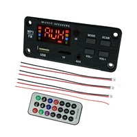 2x25W Ses Güç Amplifikatörü Modül Kartı MP3 Çalar Dekoder Kartı DC7V 16V