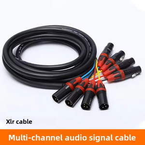 Cable XLR Activo de <span class=keywords><strong>4</strong></span> Canales ABCCABLS (Macho-Hembra), Cable de Audio Balanceado, Portátil, de Alta Calidad para Iluminación de Escenario y Uso en Estudio - Product Image 3