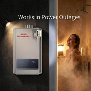Calentador de Agua a Gas Instantáneo de Nuevo Modelo Directo de Fábrica con Batería de Litio Recargable, Sin Miedo a Cortes de Energía, Agua Caliente Constante - Product Image 1
