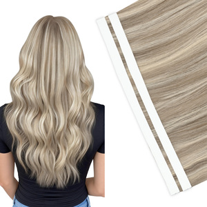 Nuevas Extensiones de Cabello con Cinta Adhesiva de Doble Capa, Invisibles, de Cabello Humano Virgen Remy - Product Image 3