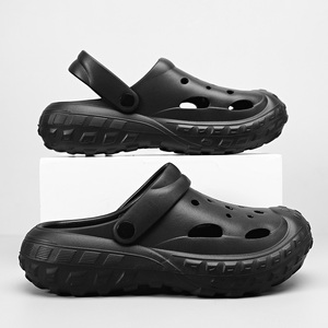 Sabots pour hommes, nouvelle mode estivale, décontractés, semelle épaisse antidérapante, sandales de plage, semelle souple augmentant la taille, légères et respirantes - Product Image 4