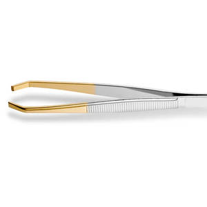 Premium Quality OEM Handmade Stainless Steel Eyebrow Tweezers Set Custom Design Slanted Tip Lightweight Eco-Friendly <b>Reusable</b> - Product Image 3