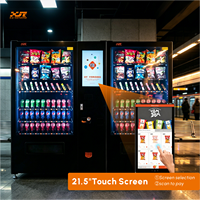 Máquina Expendedora de Doble Gabinete XY Combo con Pantalla Táctil de 21.5 Pulgadas en Venta, Gran Capacidad