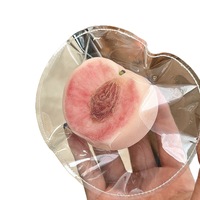 Jouet anti-stress en silicone de qualité alimentaire en forme de pêche, fait main, à récupération lente, pour soulager l'anxiété et la colère, unisexe, à partir de 14 ans