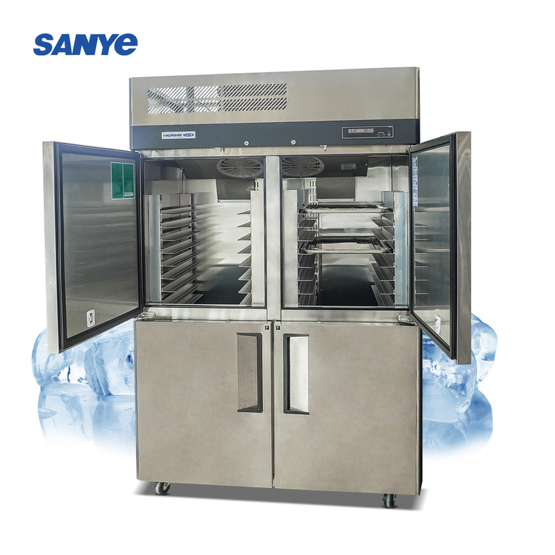 Restaurant Refrigerator 4 Doors Upright Kitchen