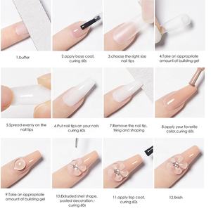 Extensión de mano antiadherente, Gel para decoración de <span class=keywords><strong>uñas</strong></span>, flor tallada sólida, forma UV, pegamento para esmalte, extensión de <span class=keywords><strong>uñas</strong></span> de Gel - Product Image 5