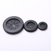 Passe-fils en caoutchouc silicone flexible sur mesure, étanche, à trou croisé, pour protection de câbles, prix usine, faible MOQ