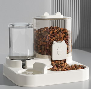 เครื่องจ่ายอาหารสุนัขแบบทูอิน1เครื่องจ่ายน้ำอัตโนมัติความจุขนาดใหญ่ทำความสะอาดง่ายผลิตภัณฑ์สัตว์เลี้ยง - Product Image 6