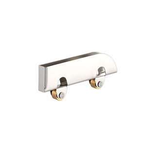 Rouleau universel pour porte coulissante, 5 mm, en acier inoxydable, roulement fluide pour porte de vitrine en verre - Product Image 2