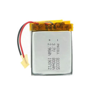 PKCELL 3,7 V LP103448 1200mAh 1500mAh Li-poly Batería recargable para detector de gas y detectores multigas Batería - Product Image 1