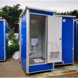 Toilettes portables en panneaux sandwich écologiques pour usage public extérieur, sanitaires mobiles - Product Image 1