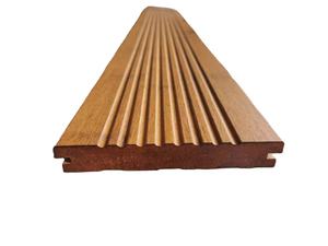 Panneau de terrasse en bambou massif haute densité de 12mm pour la vie en plein air Installation facile de la colle pour les sols tissés à brins de parcs Salon - Product Image 4