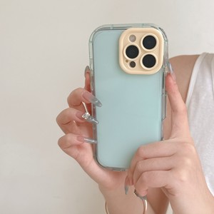 Nhẹ Nhàng Thanh Lịch Thạch Màu Hồng Màu Xanh Màu Xanh Lá Cây Tối giản Nghệ Thuật Trường Hợp Điện Thoại Cho iPhone 16 15 14 13 12 11 Pro Max Trường Hợp Dễ Thương Phim Hoạt Hình Mềm Bìa - Product Image 6