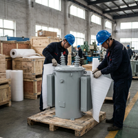 Transformateur de distribution monophasé conventionnel 50 kVA 23 kV/0,46 kV à réservoir cylindrique