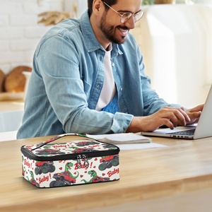 กล่องข้าวกลางวันอลูมิเนียมฟอยล์พิมพ์ลายการ์ตูนแบบกำหนดเองรักษ์โลก พร้อมกระเป๋าเก็บความร้อนสำหรับเด็ก - Product Image 5