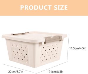 Cesta de Almacenamiento Doméstica de Plástico PP, Ecológica y Multifuncional, a la Moda - Product Image 5