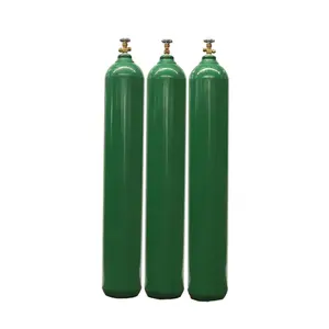 180 mm 150 Bar cremefarbiger medizinischer Gasauflader kleine Gaszylinder Taucher gebrauchter Tank kryogener Sauerstoff 6L-25L PCP Nachfüllflaschen