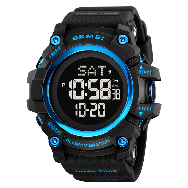 Skmei 2313 Men's Sports Smart Watch Multifunctional Vibration Reminder Waterproof Electronic Watch for Students Outdoor