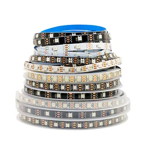 Ws2812b Dc 5V Ip20 Ip65 Ip75 Full Color Adresseerbare Droomkleur Rgb Ic Led Strip Licht