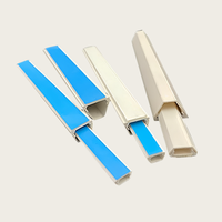 Sac en plastique de conduit de chemin de câbles trapézoïdal PUWEI ou couverture de câble de carton PVC rigide pour le conduit de câblage téléphonique de système de goulotte