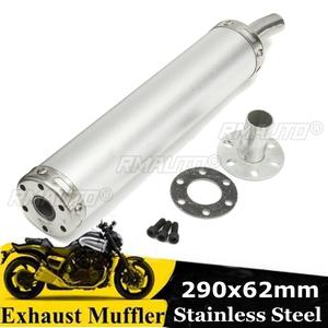 Tubo de Escape para Motocicleta de 290 mm, Silenciador, Punta de Escape, Tubo Trasero para Motocross, Dirt Bike, Scooter para Suzuki/Yamaha - Product Image 1