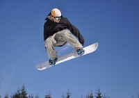 Sangle de ski de snowboard en plastique et aluminium de conception colorée durable avec boucle de fixation