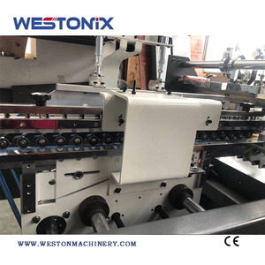 เครื่องพับกล่องล็อคบอททอม WESTONIX แบบลูกฟูก A/<span class=keywords><strong>B</strong></span>/E ใช้กาวร้อนอัตโนมัติ ประสิทธิภาพสูง ประหยัดพลังงาน - Product Image 4